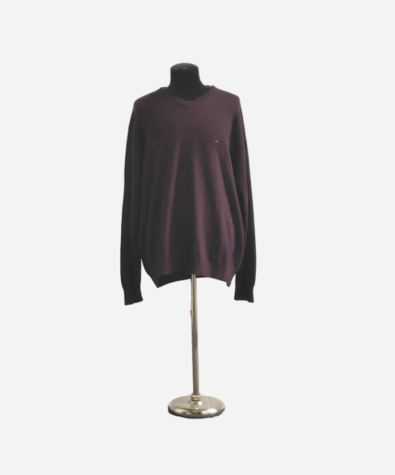 vintage Tommy Hilfiger Sweater - Bruin - XXL - lab10vintage.nl