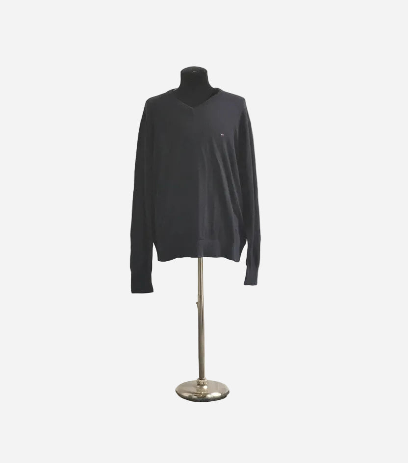 vintage Tommy Hilfiger Sweater - Zwart - XXXL - lab10vintage.nl